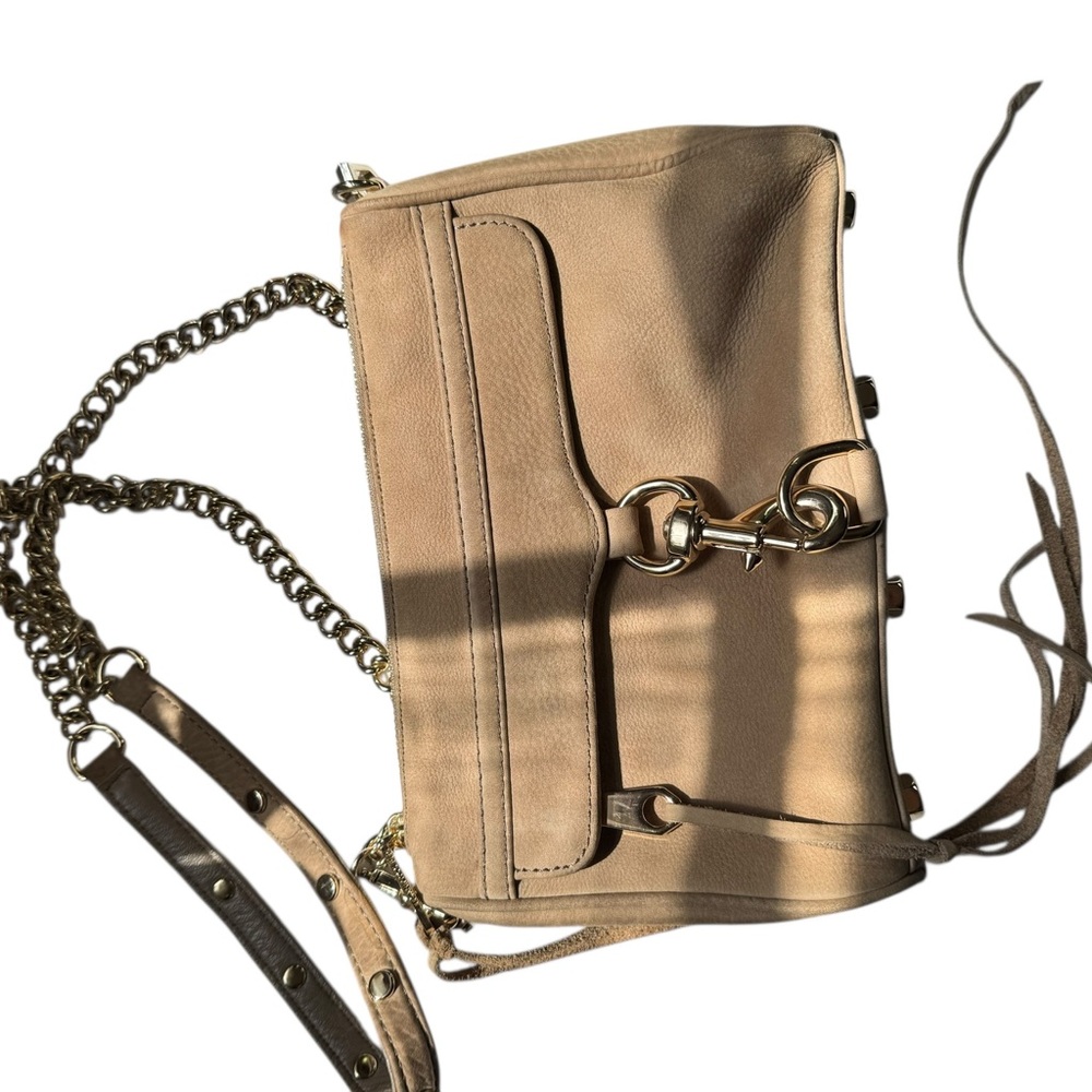 Rebecca Minkoff Nubuck Mini Mac with chain Strap - Picture 11 of 11